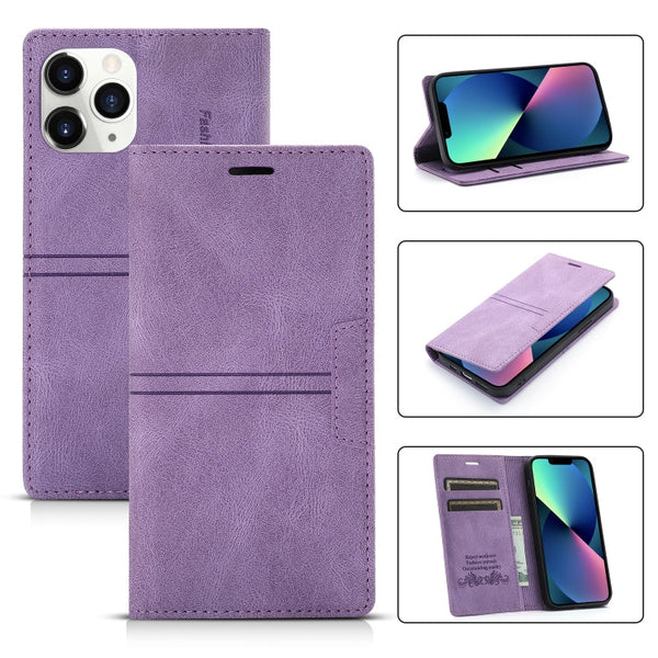 Dream Magnetic Suction Business Horizontal Flip PU Leather Case with Holder & Card Slot & Wallet, For iPhone 13 mini, For iPhone 13, For iPhone 13 Pro, For iPhone 13 Pro Max