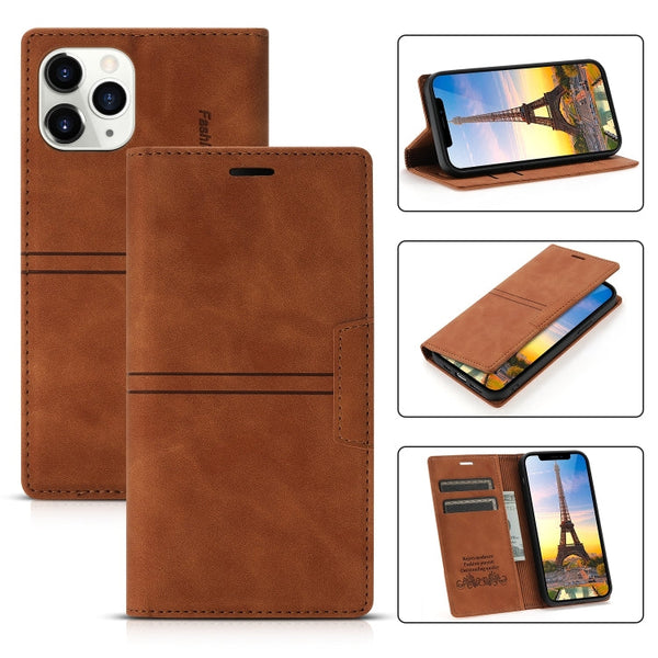Dream Magnetic Suction Business Horizontal Flip PU Leather Case with Holder & Card Slot & Wallet, For iPhone 13 mini, For iPhone 13, For iPhone 13 Pro, For iPhone 13 Pro Max