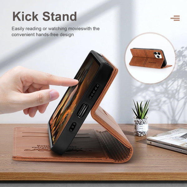 Dream Magnetic Suction Business Horizontal Flip PU Leather Case with Holder & Card Slot & Wallet, For iPhone 12 mini, For iPhone 12 / 12 Pro, For iPhone 12 Pro Max, For iPhone 11