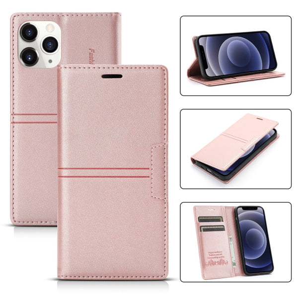 Dream Magnetic Suction Business Horizontal Flip PU Leather Case with Holder & Card Slot & Wallet, For iPhone 12 mini, For iPhone 12 / 12 Pro, For iPhone 12 Pro Max, For iPhone 11