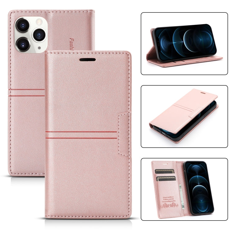Dream Magnetic Suction Business Horizontal Flip PU Leather Case with Holder & Card Slot & Wallet, For iPhone 12 mini, For iPhone 12 / 12 Pro, For iPhone 12 Pro Max, For iPhone 11