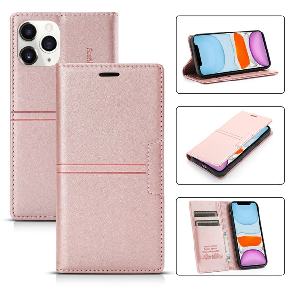 Dream Magnetic Suction Business Horizontal Flip PU Leather Case with Holder & Card Slot & Wallet, For iPhone 12 mini, For iPhone 12 / 12 Pro, For iPhone 12 Pro Max, For iPhone 11
