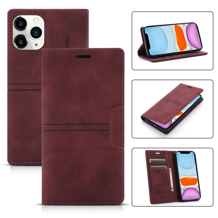 Dream Magnetic Suction Business Horizontal Flip PU Leather Case with Holder & Card Slot & Wallet, For iPhone 12 mini, For iPhone 12 / 12 Pro, For iPhone 12 Pro Max, For iPhone 11