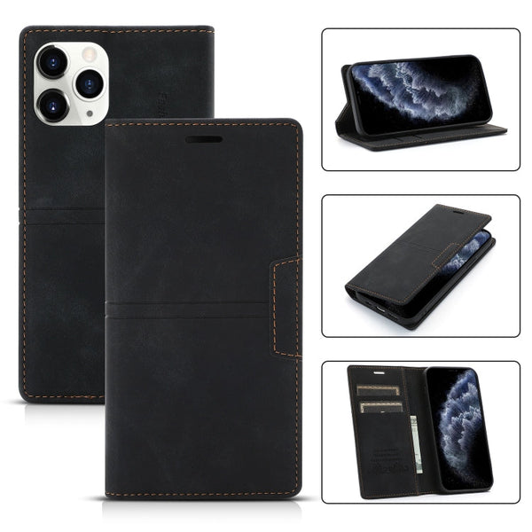 Dream Magnetic Suction Business Horizontal Flip PU Leather Case with Holder & Card Slot & Wallet, For iPhone 11 Pro, For iPhone 11 Pro Max, For iPhone X / XS, For iPhone XR