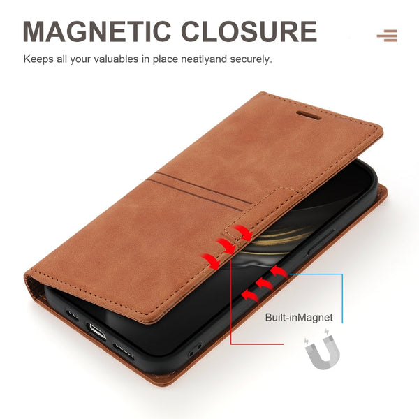 Dream Magnetic Suction Business Horizontal Flip PU Leather Case with Holder & Card Slot & Wallet, For iPhone XS Max, For iPhone SE 2022 / SE 2020 / 8 / 7, For iPhone 8 Plus / 7 Plus