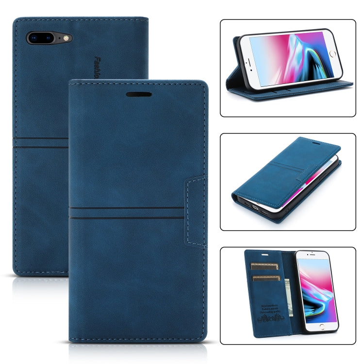 Dream Magnetic Suction Business Horizontal Flip PU Leather Case with Holder & Card Slot & Wallet, For iPhone XS Max, For iPhone SE 2022 / SE 2020 / 8 / 7, For iPhone 8 Plus / 7 Plus