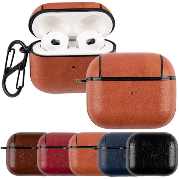 Wireless Earphone Leather Shockproof Protective Case for AirPods 3, For AirPods 3