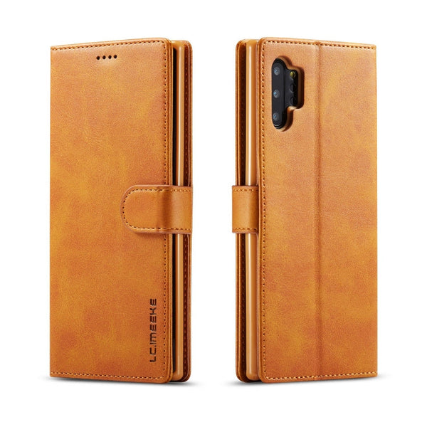 LC.IMEEKE Calf Texture Horizontal Flip Leather Case, with Holder & Card Slots & Wallet, For Galaxy Note 10 Plus, For Galaxy S10, For Galaxy S10 Plus, For Galaxy S10e