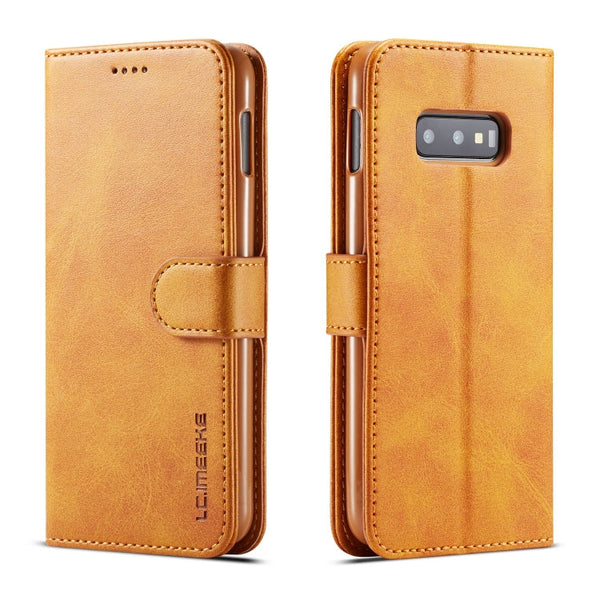 LC.IMEEKE Calf Texture Horizontal Flip Leather Case, with Holder & Card Slots & Wallet, For Galaxy Note 10 Plus, For Galaxy S10, For Galaxy S10 Plus, For Galaxy S10e