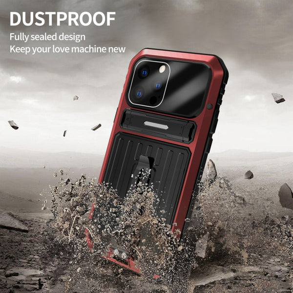 Armor Shockproof Splash-proof Dust-proof Phone Case with Holder