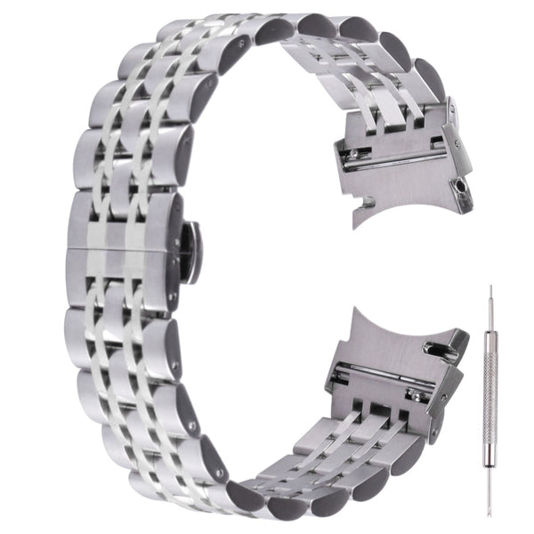 Seven-bead Stainless Steel Replacement Strap Watchband, For Samsung Galaxy Watch4 40mm/44mm