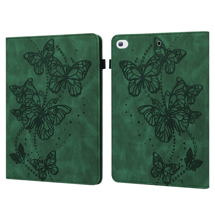 Embossed Butterfly Pattern Horizontal Flip Leather Tablet Case