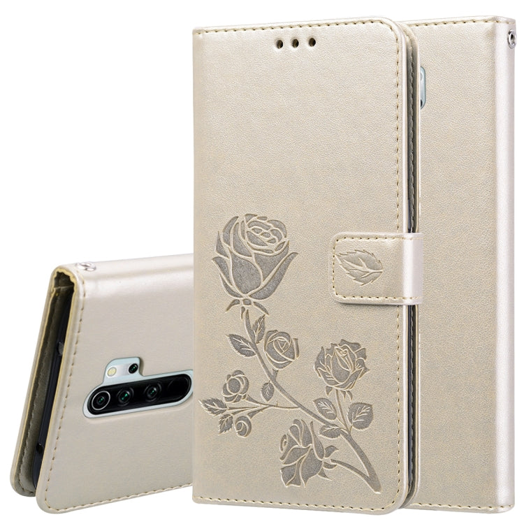 Rose Embossed Horizontal Flip PU Leather Case for Galaxy A10, with Holder & Card Slots & Wallet