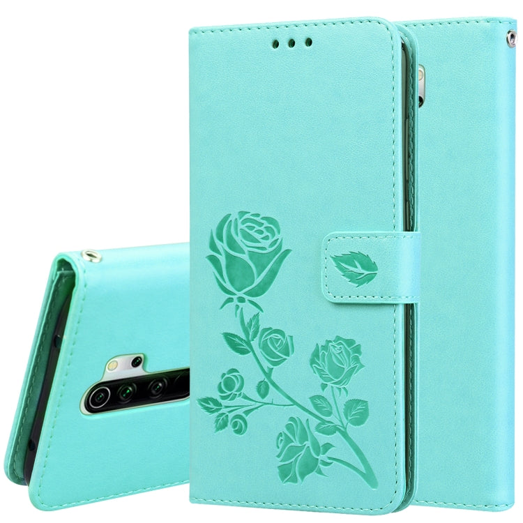 Rose Embossed Horizontal Flip PU Leather Case for Galaxy A10, with Holder & Card Slots & Wallet