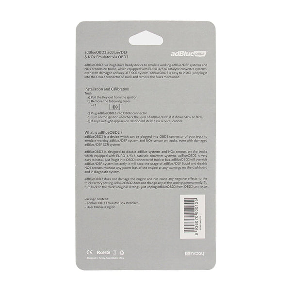 Adblue OBD2 Emulator for Mercedes-Benz Trucks