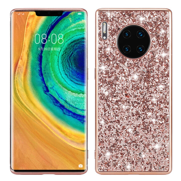 Glittery Powder Shockproof TPU Case, For Huawei Mate 30, For Huawei Mate 30 Pro, For Xiaomi Redmi Note 8, For Xiaomi Redmi Note 8 Pro