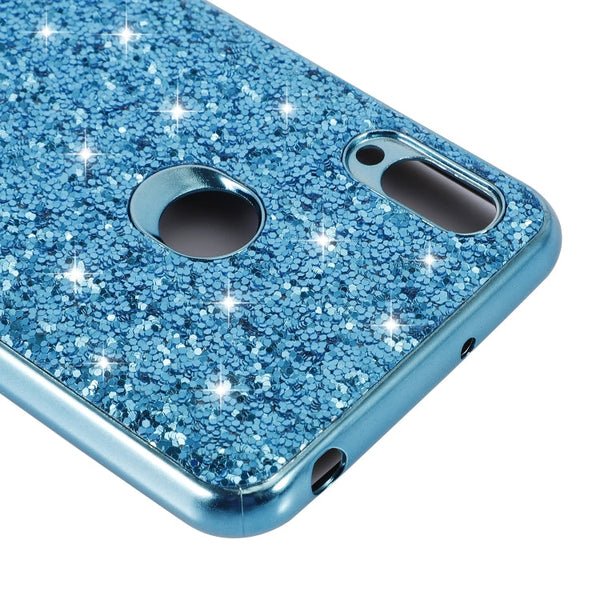 Glittery Powder Shockproof TPU Case, For Huawei Y6 Prime, For Huawei Y6 Pro / Enjoy 9e, For Galaxy A10S, For Galaxy A20S