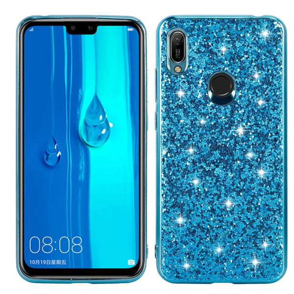 Glittery Powder Shockproof TPU Case, For Huawei Y6 Prime, For Huawei Y6 Pro / Enjoy 9e, For Galaxy A10S, For Galaxy A20S