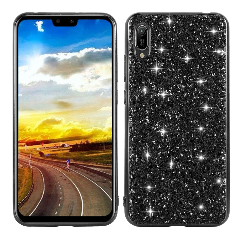 Glittery Powder Shockproof TPU Case, For Huawei Y6 Prime, For Huawei Y6 Pro / Enjoy 9e, For Galaxy A10S, For Galaxy A20S