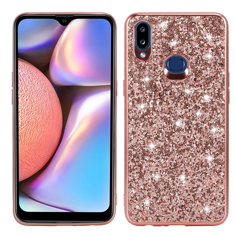 Glittery Powder Shockproof TPU Case, For Huawei Y6 Prime, For Huawei Y6 Pro / Enjoy 9e, For Galaxy A10S, For Galaxy A20S