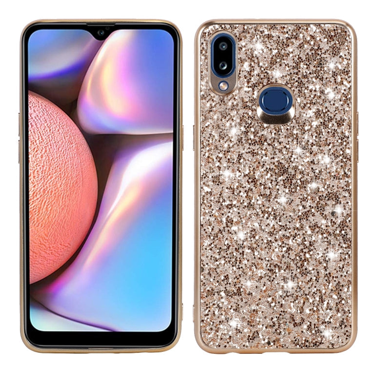 Glittery Powder Shockproof TPU Case, For Huawei Y6 Prime, For Huawei Y6 Pro / Enjoy 9e, For Galaxy A10S, For Galaxy A20S