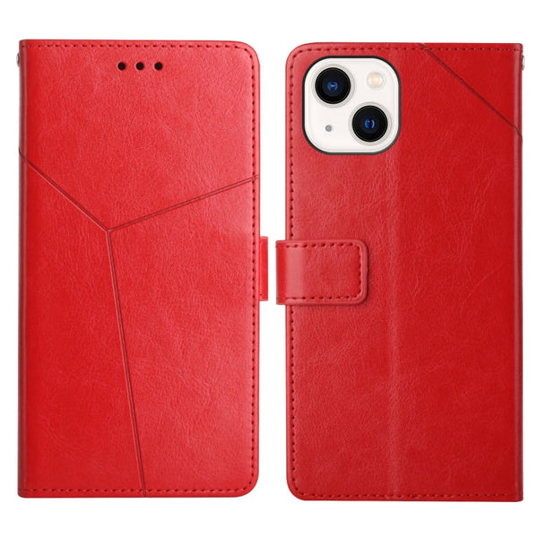 Y Stitching Horizontal Flip Leather Phone Case with Holder & Card Slots & Wallet & Photo Frame, For iPhone 13 mini, For iPhone 13 Pro, For iPhone 13 Pro Max, For iPhone SE 2022 / SE 2020 / 8 / 7