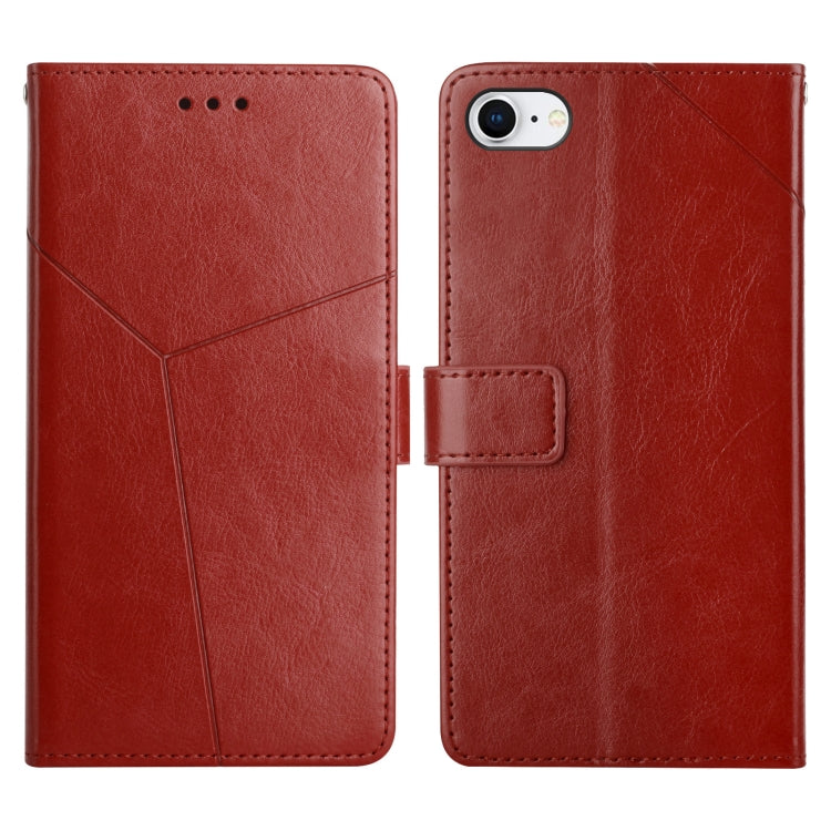 Y Stitching Horizontal Flip Leather Phone Case with Holder & Card Slots & Wallet & Photo Frame, For iPhone 13 mini, For iPhone 13 Pro, For iPhone 13 Pro Max, For iPhone SE 2022 / SE 2020 / 8 / 7