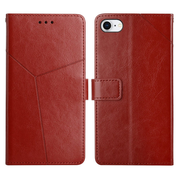 Y Stitching Horizontal Flip Leather Phone Case with Holder & Card Slots & Wallet & Photo Frame, For iPhone 13 mini, For iPhone 13 Pro, For iPhone 13 Pro Max, For iPhone SE 2022 / SE 2020 / 8 / 7