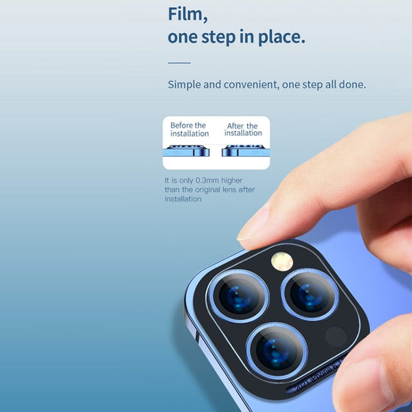 TOTUDESIGN AB-061 Golden Shield Series Metal Frame Camera Lens Film