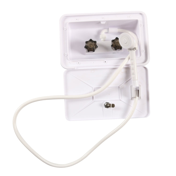 RV External Shower Box Head with Hose