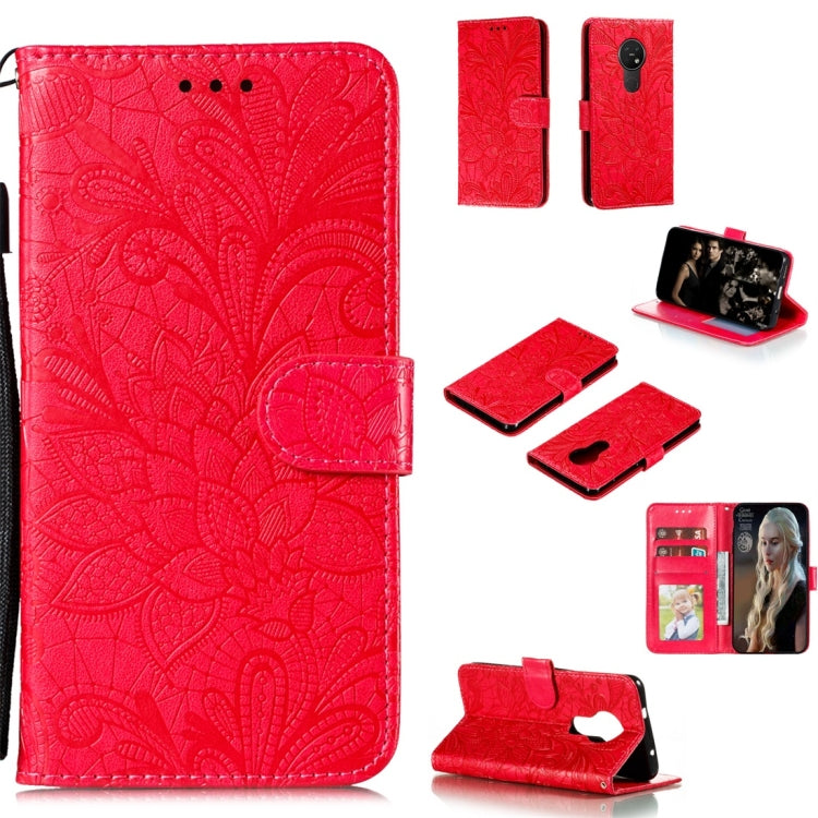 Lace Flower Horizontal Flip Leather Case with Holder & Card Slots & Wallet & Photo Frame, For Sony Xperia 5, For Nokia 7.2, For Xiaomi Mi 9 Pro