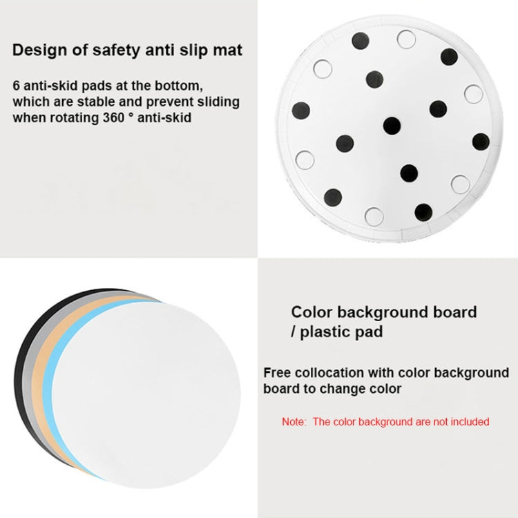 52cm Remote Control Electric Rotating Turntable Display Stand Video Shooting Props Turntable, Charging Power