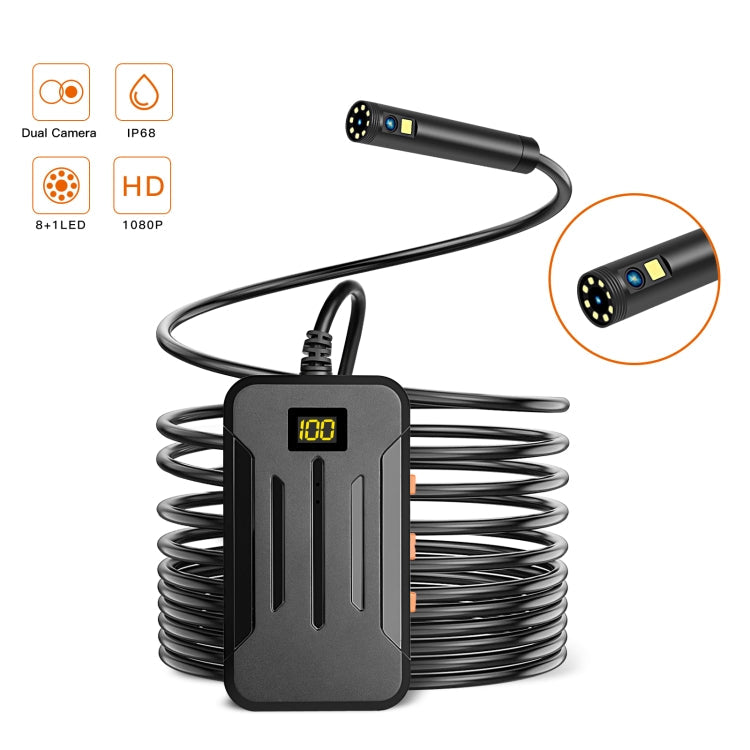 F300 5.5mm IP68 Watweproof HD Dual Cameras Digital Endoscope, 2m Hard Cable, 5m Hard Cable, 10m Hard Cable