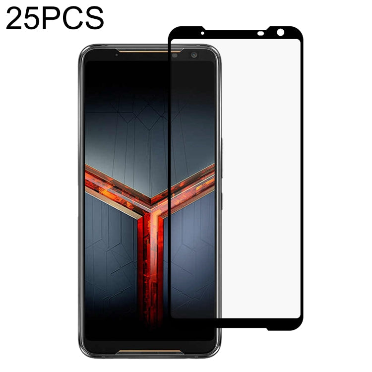25 PCS Full Glue Full Cover Screen Protector Tempered Glass Film