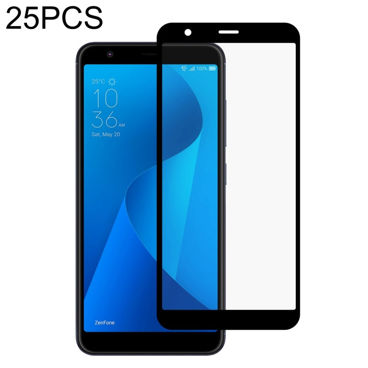 25 PCS Full Glue Full Cover Screen Protector Tempered Glass Film