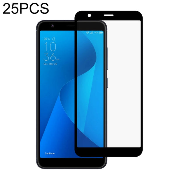 25 PCS Full Glue Full Cover Screen Protector Tempered Glass Film