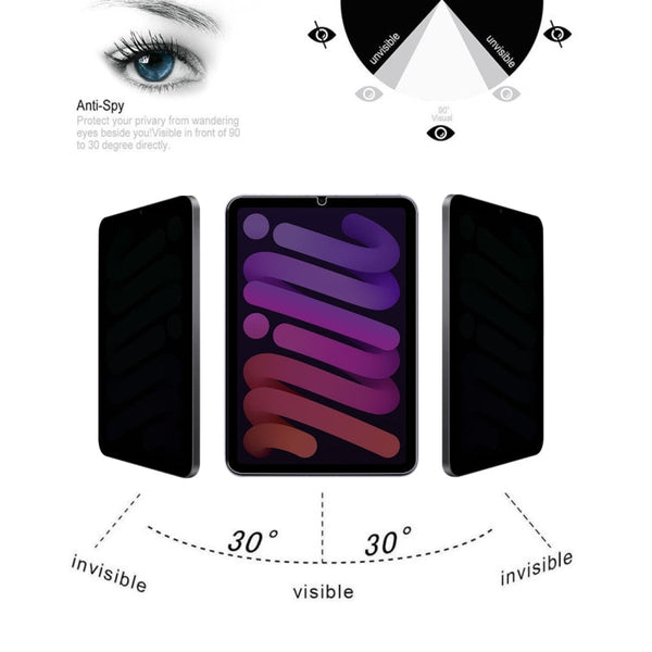 0.33mm 9H 2.5D Privacy Anti-glare Explosion-proof Tempered Tablet Glass Film, For iPad mini 6