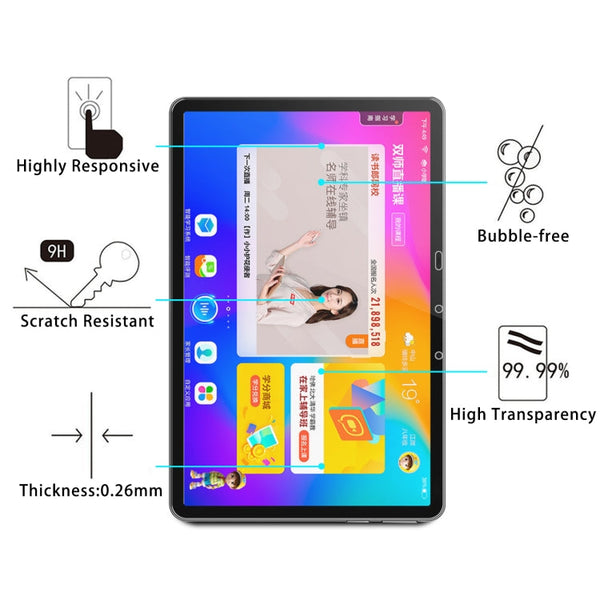 9H 2.5D Explosion-proof Tempered Tablet Glass Film, For readboy C18 (1 PC ), For Nokia T20 (1 PC), For Lenovo Tab K10 (1 PC)
