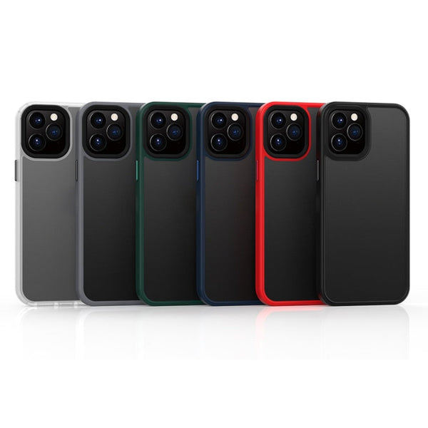 Frosted Back Shockproof Phone Case, For iPhone 12 / 12 Pro, For iPhone 12 Pro Max, For iPhone 11, For iPhone 11 Pro