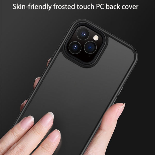 Frosted Back Shockproof Phone Case, For iPhone 12 / 12 Pro, For iPhone 12 Pro Max, For iPhone 11, For iPhone 11 Pro
