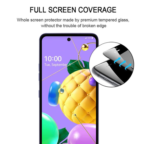 25 PCS Full Glue Cover Screen Protector Tempered Glass Film