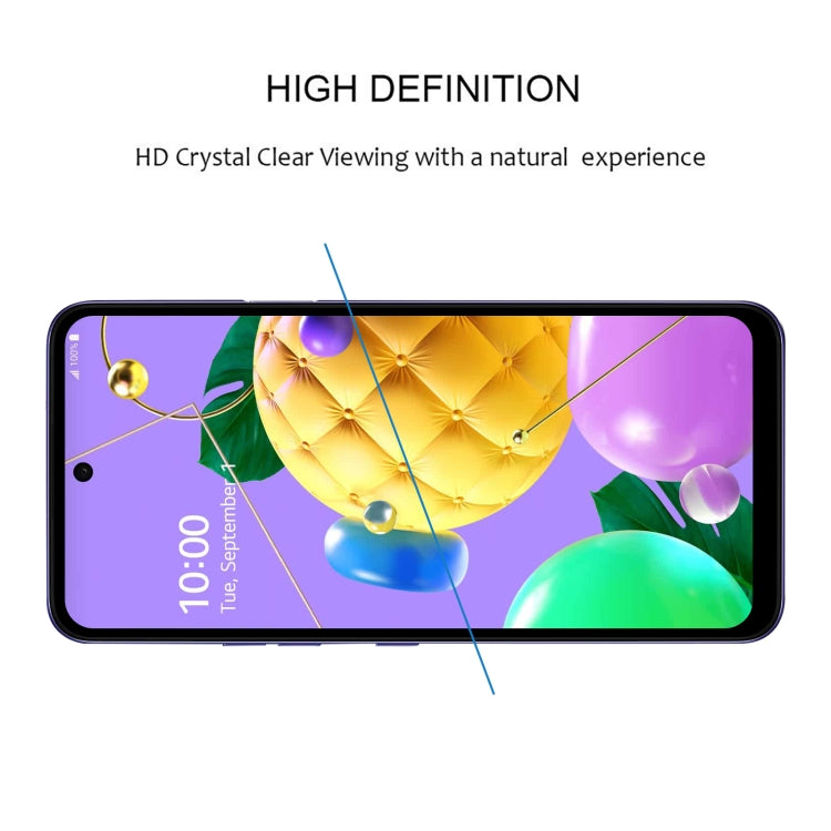 25 PCS Full Glue Cover Screen Protector Tempered Glass Film