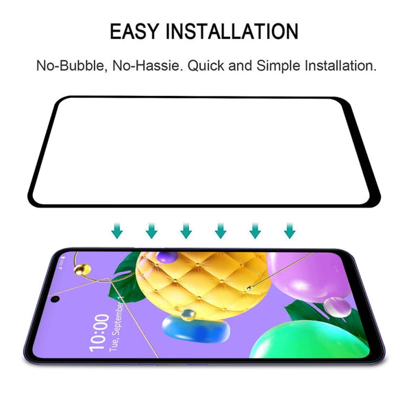 25 PCS Full Glue Cover Screen Protector Tempered Glass Film