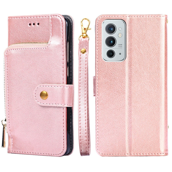 Zipper Bag Horizontal Flip Leather Phone Case with Holder & Card Slots & Lanyard, For OnePlus 9RT 5G, For Xiaomi Redmi Note 11, For Xiaomi Redmi Note 11 Pro