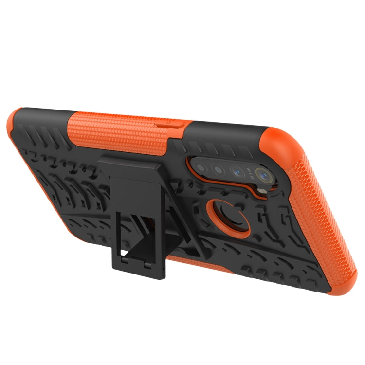 Tire Texture Shockproof TPU+PC Protective Case with Holder, For OPPO Realme 5, For Xiaomi Redmi Note 8 Pro, For Xiaomi Redmi Note 8, For Galaxy A20s, For Galaxy A70s