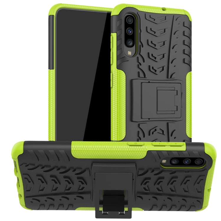 Tire Texture Shockproof TPU+PC Protective Case with Holder, For OPPO Realme 5, For Xiaomi Redmi Note 8 Pro, For Xiaomi Redmi Note 8, For Galaxy A20s, For Galaxy A70s