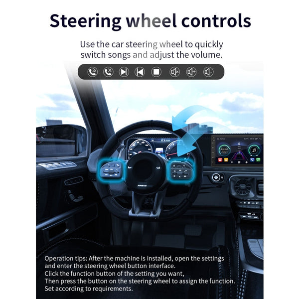 S-072A 7 inch IPS Screen Car Android Player GPS Navigation Bluetooth Touch Radio, Support Mirror Link & FM & WIFI & Steering Wheel Control