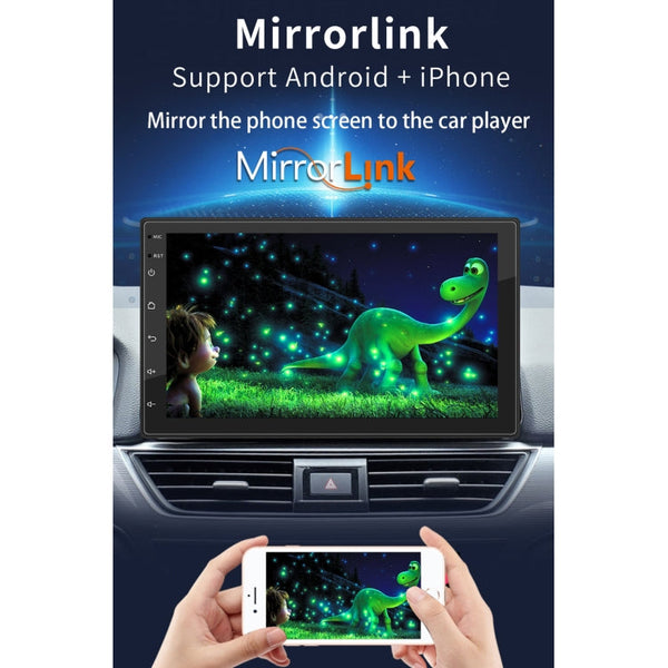 S-072A 7 inch IPS Screen Car Android Player GPS Navigation Bluetooth Touch Radio, Support Mirror Link & FM & WIFI & Steering Wheel Control