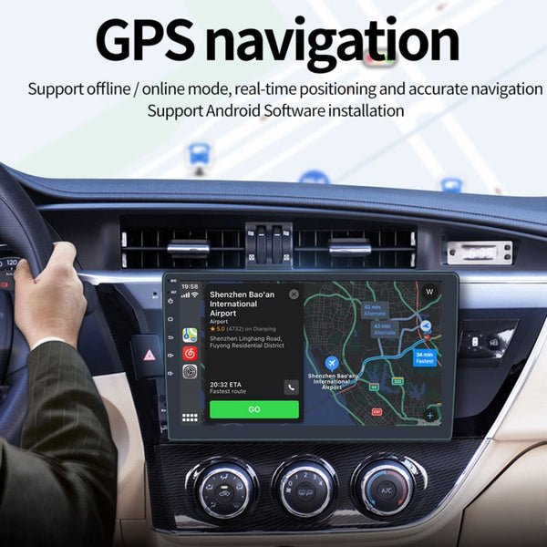 S-9101 10.1 inch HD Screen Car Android Player GPS Navigation Bluetooth Touch Radio, Support Mirror Link & FM & WIFI & Steering Wheel Control
