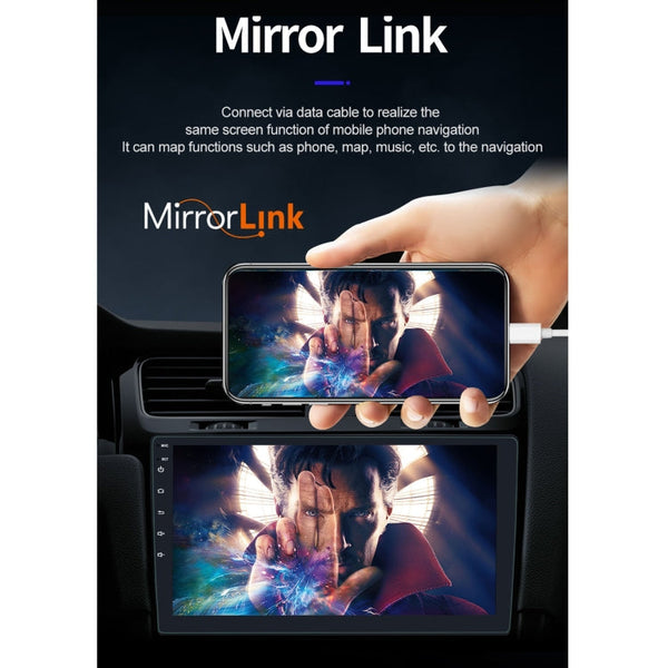 S-9101 10.1 inch HD Screen Car Android Player GPS Navigation Bluetooth Touch Radio, Support Mirror Link & FM & WIFI & Steering Wheel Control